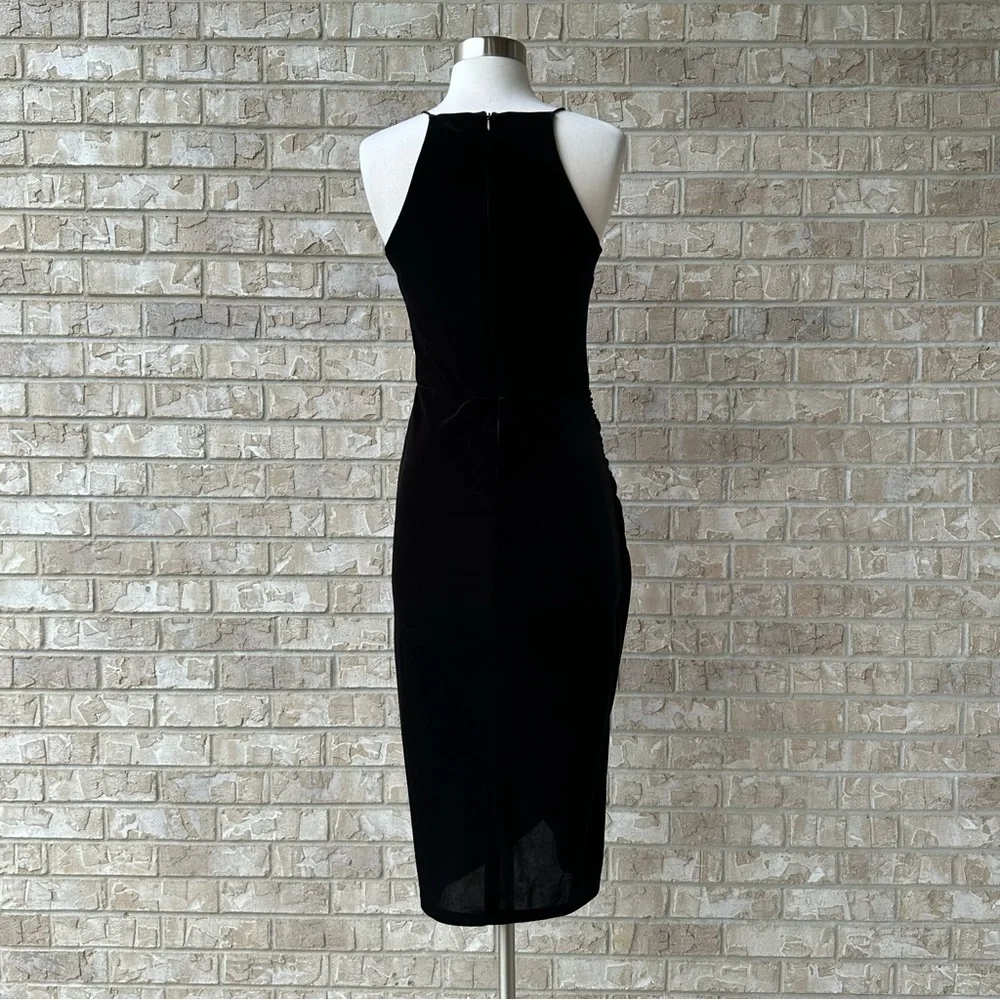 Aqua Long Velvet Dress Size M 🌸 - Picture 3 of 8